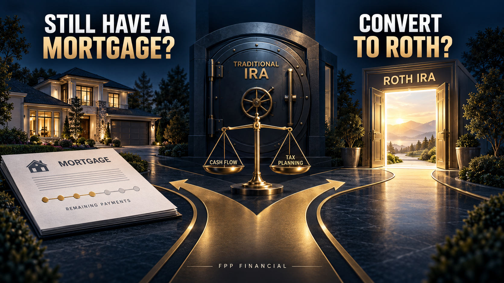Should I Do a Roth Conversion If I Still Have a Mortgage? Roth conversion planning while balancing mortgage payments and retirement cash flow
